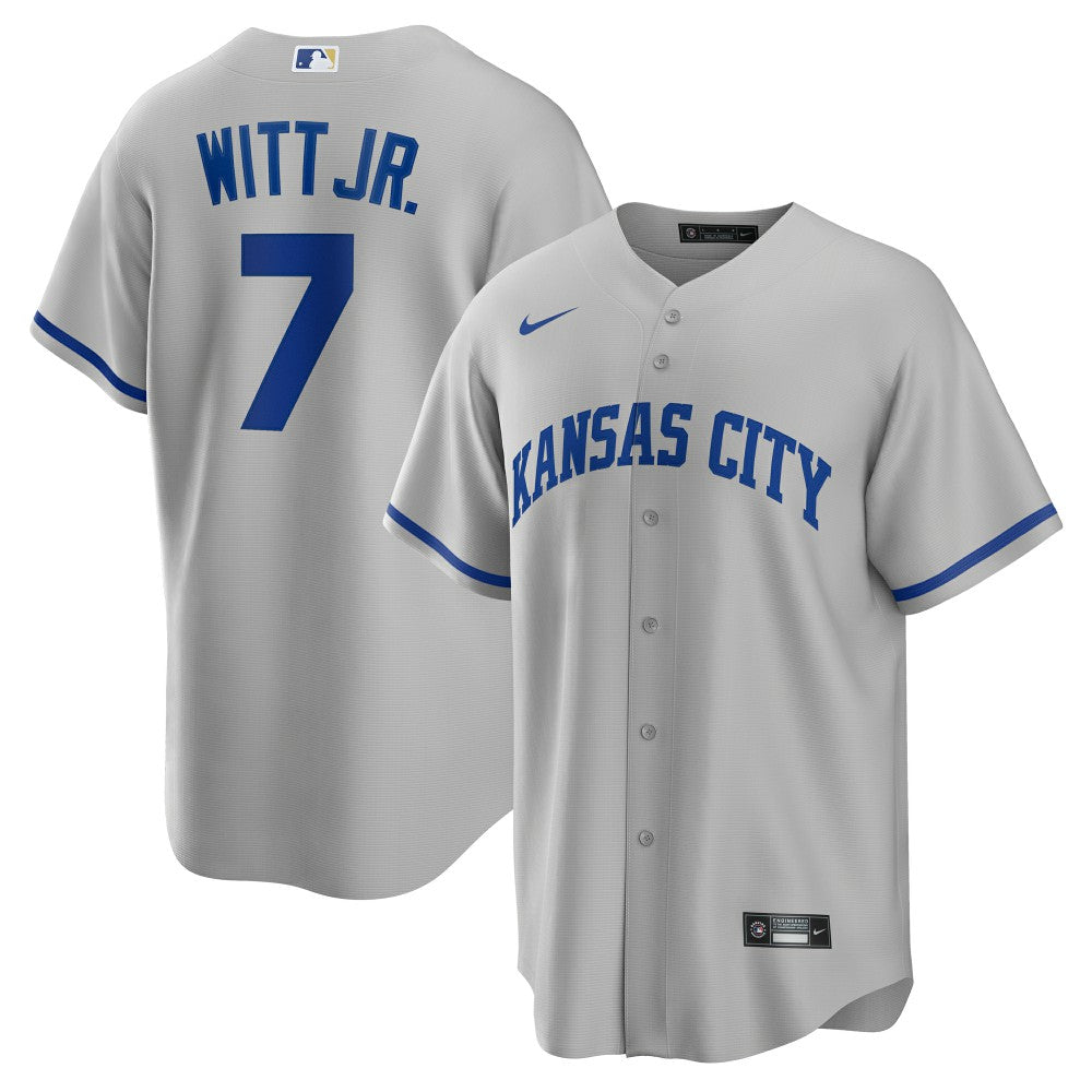 Bobby Witt Jr. Kansas City Royals Nike Road Replica Jersey - MLB Jerseys