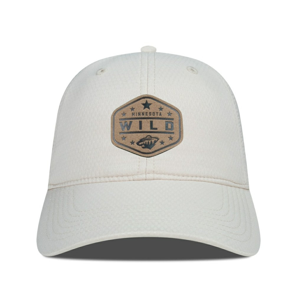 Minnesota Wild Men's Levelwear Faux Leather Patch Unstructured Adjustable Hat -  NHL Hats