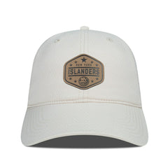 New York Islanders Men's Levelwear Faux Leather Patch Unstructured Adjustable Hat -  NHL Hats