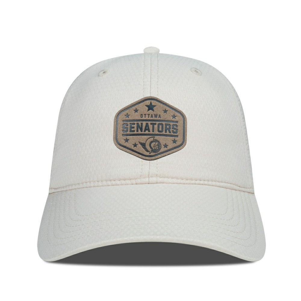 Ottawa Senators Men's Levelwear Faux Leather Patch Unstructured Adjustable Hat -  NHL Hats