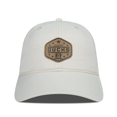 Anaheim Ducks Men's Levelwear Faux Leather Patch Unstructured Adjustable Hat -  NHL Hats