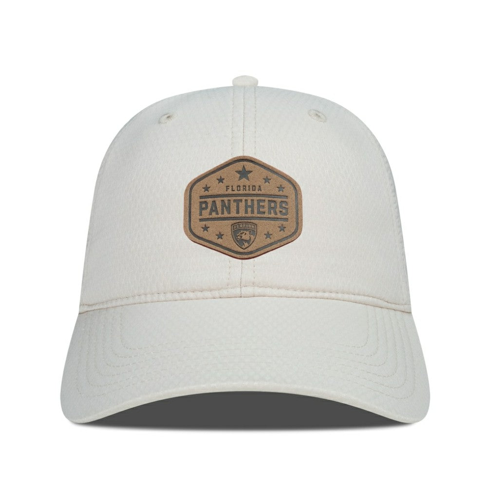 Florida Panthers Men's Levelwear Faux Leather Patch Unstructured Adjustable Hat -  NHL Hats