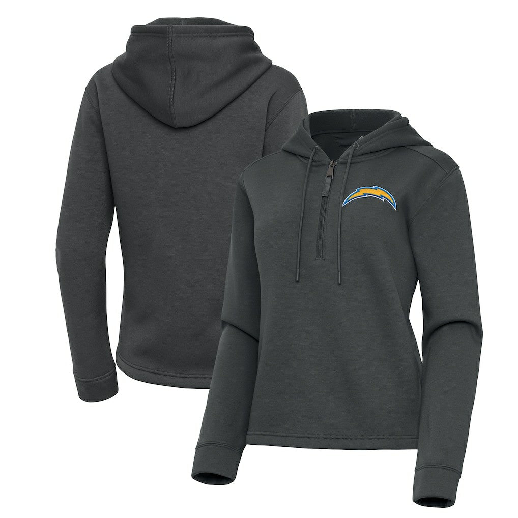 Los Angeles Chargers Antigua Women's Contemporary Quarter-Zip Hoodie | NFL New