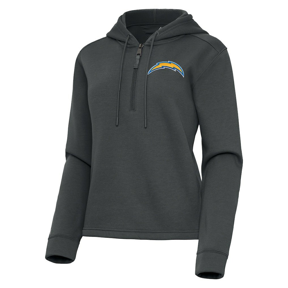 Los Angeles Chargers Antigua Women's Contemporary Quarter-Zip Hoodie | NFL New