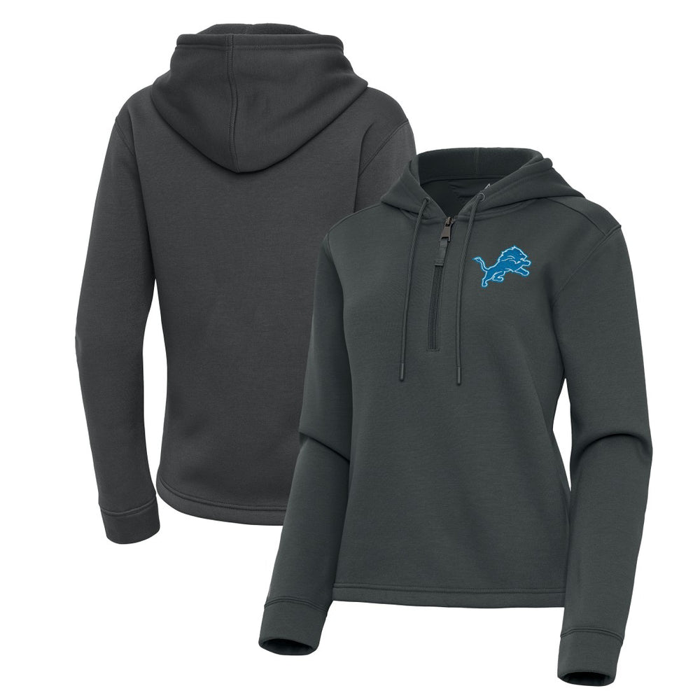 Detroit Lions Antigua Women's Contemporary Quarter-Zip Hoodie | NFL Near me