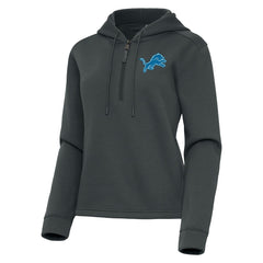 Detroit Lions Antigua Women's Contemporary Quarter-Zip Hoodie | NFL Near me