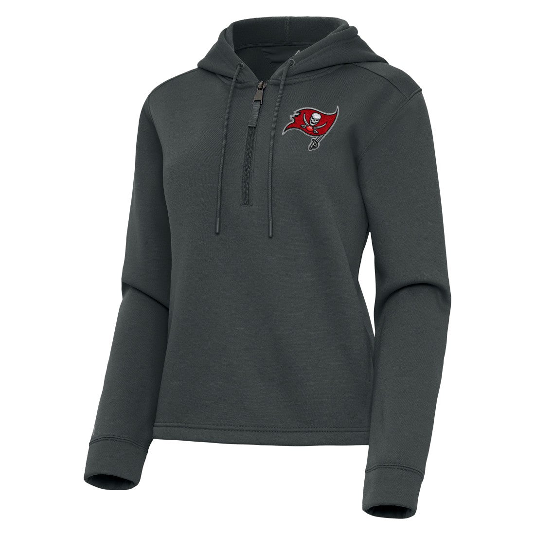 Tampa Bay Buccaneers Antigua Women's Contemporary Quarter-Zip Hoodie | NFL Hot