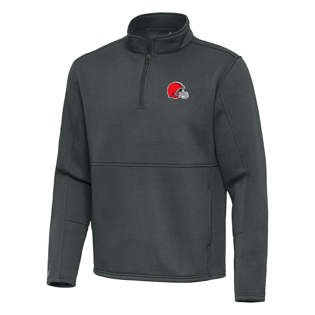 Cleveland Browns Antigua Twist Quarter-Zip Pullover Jacket | NFL New