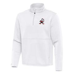Cleveland Browns Antigua Twist Quarter-Zip Pullover Jacket | NFL Discount
