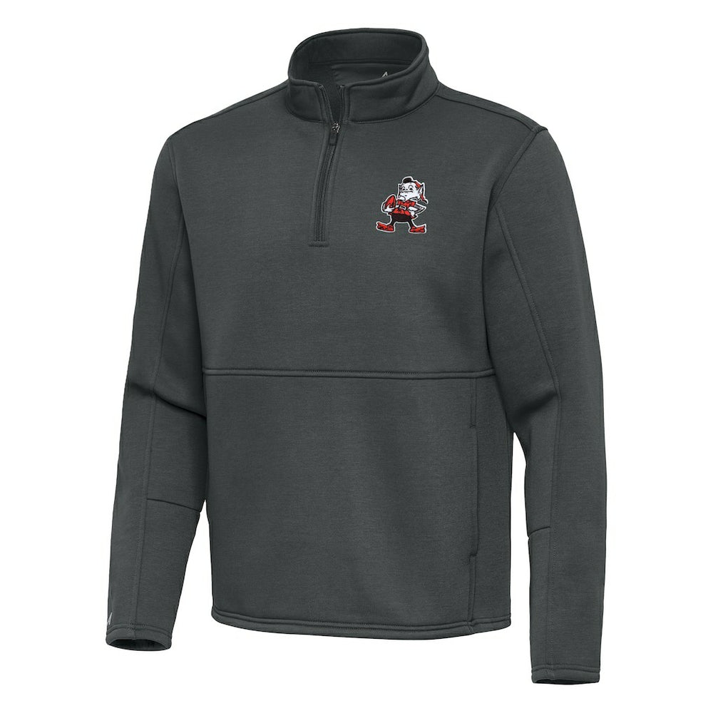 Cleveland Browns Antigua Twist Quarter-Zip Pullover Jacket | NFL On sale
