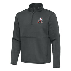 Cleveland Browns Antigua Twist Quarter-Zip Pullover Jacket | NFL On sale