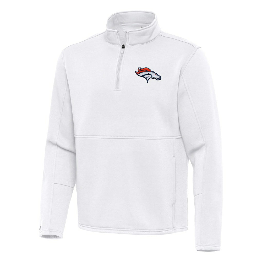 Denver Broncos Antigua Twist Quarter-Zip Pullover Jacket | NFL US
