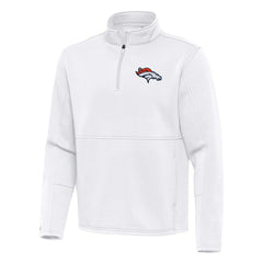 Denver Broncos Antigua Twist Quarter-Zip Pullover Jacket | NFL US