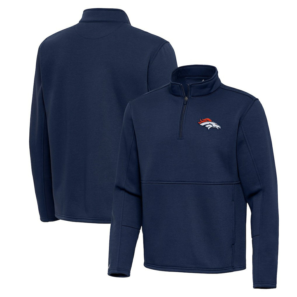 Denver Broncos Antigua Twist Quarter-Zip Pullover Jacket | NFL Near me