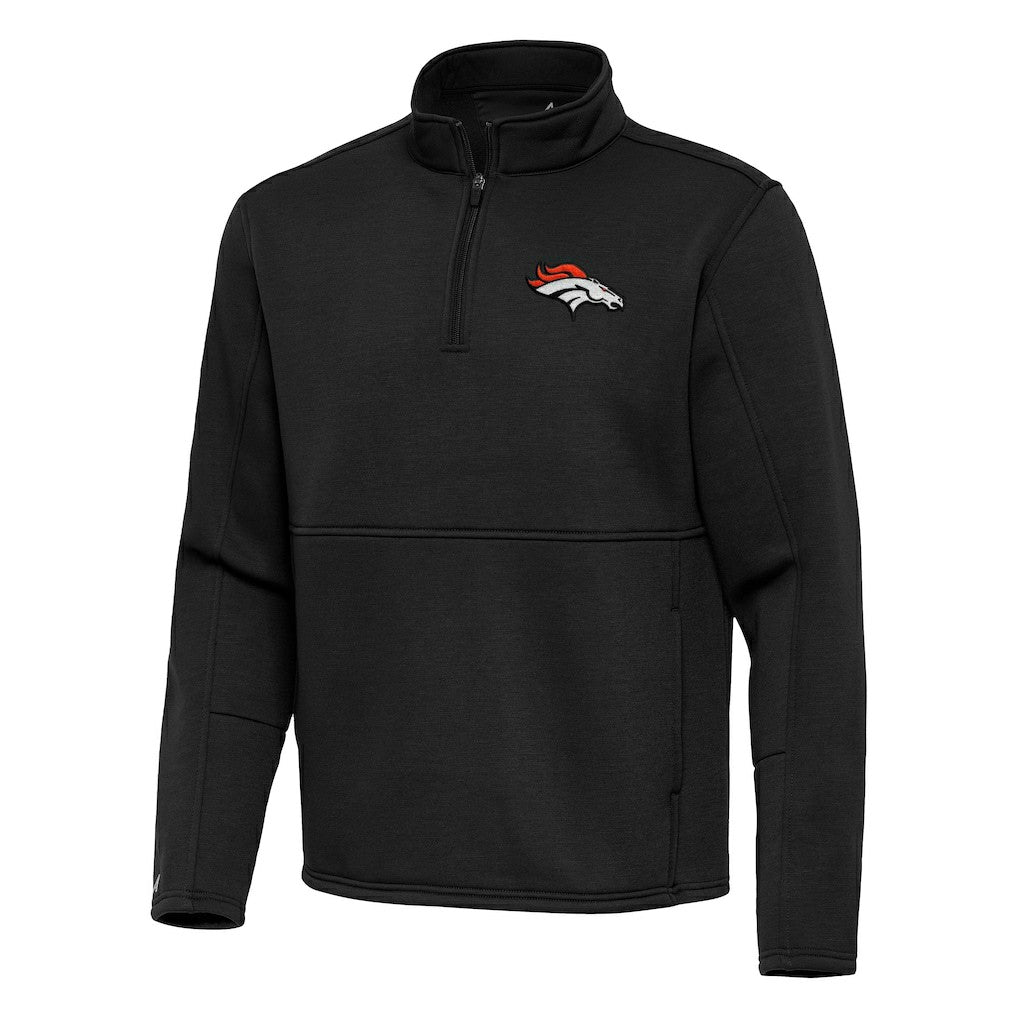 Denver Broncos Antigua Twist Quarter-Zip Pullover Jacket | NFL Online