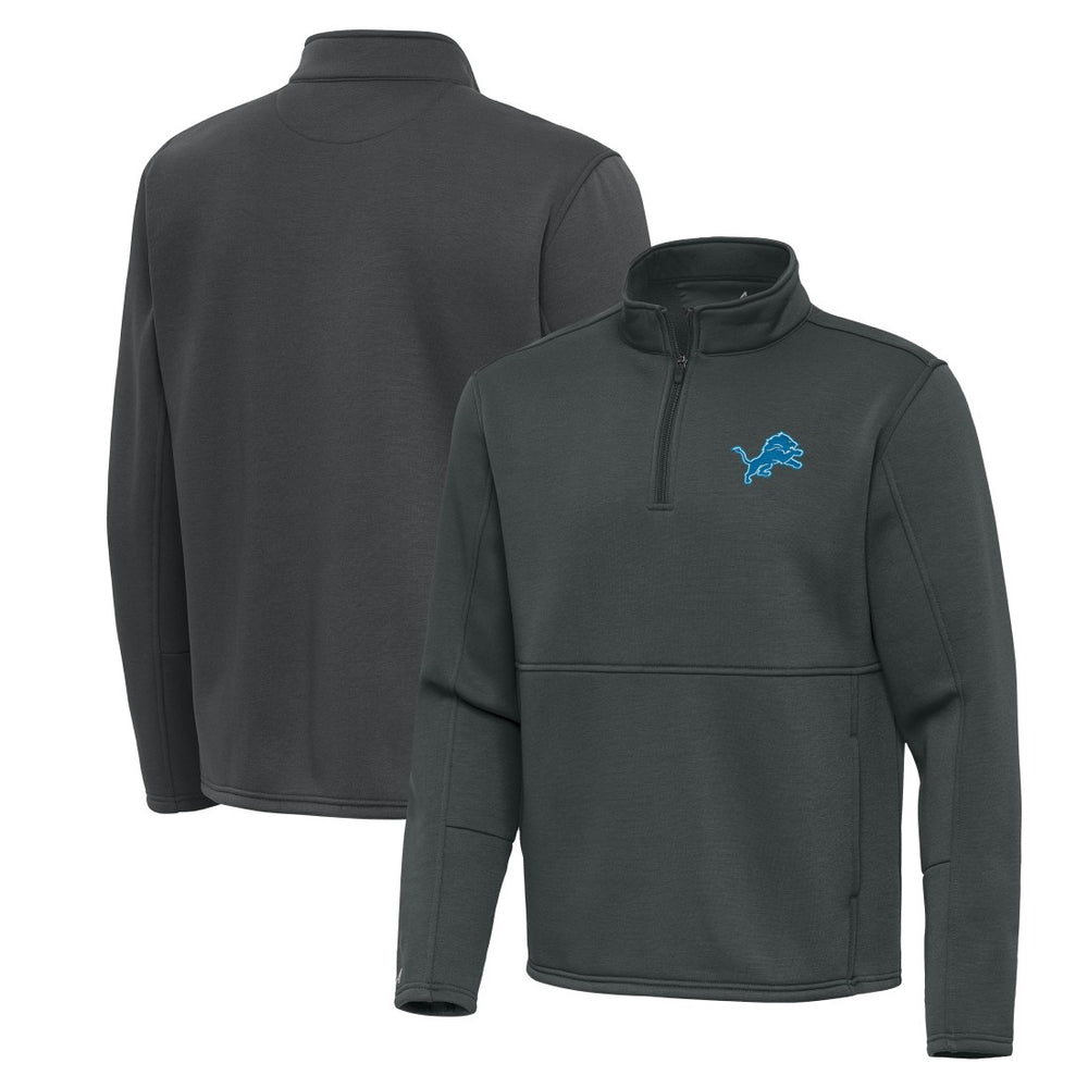 Detroit Lions Antigua Twist Quarter-Zip Pullover Jacket | NFL US