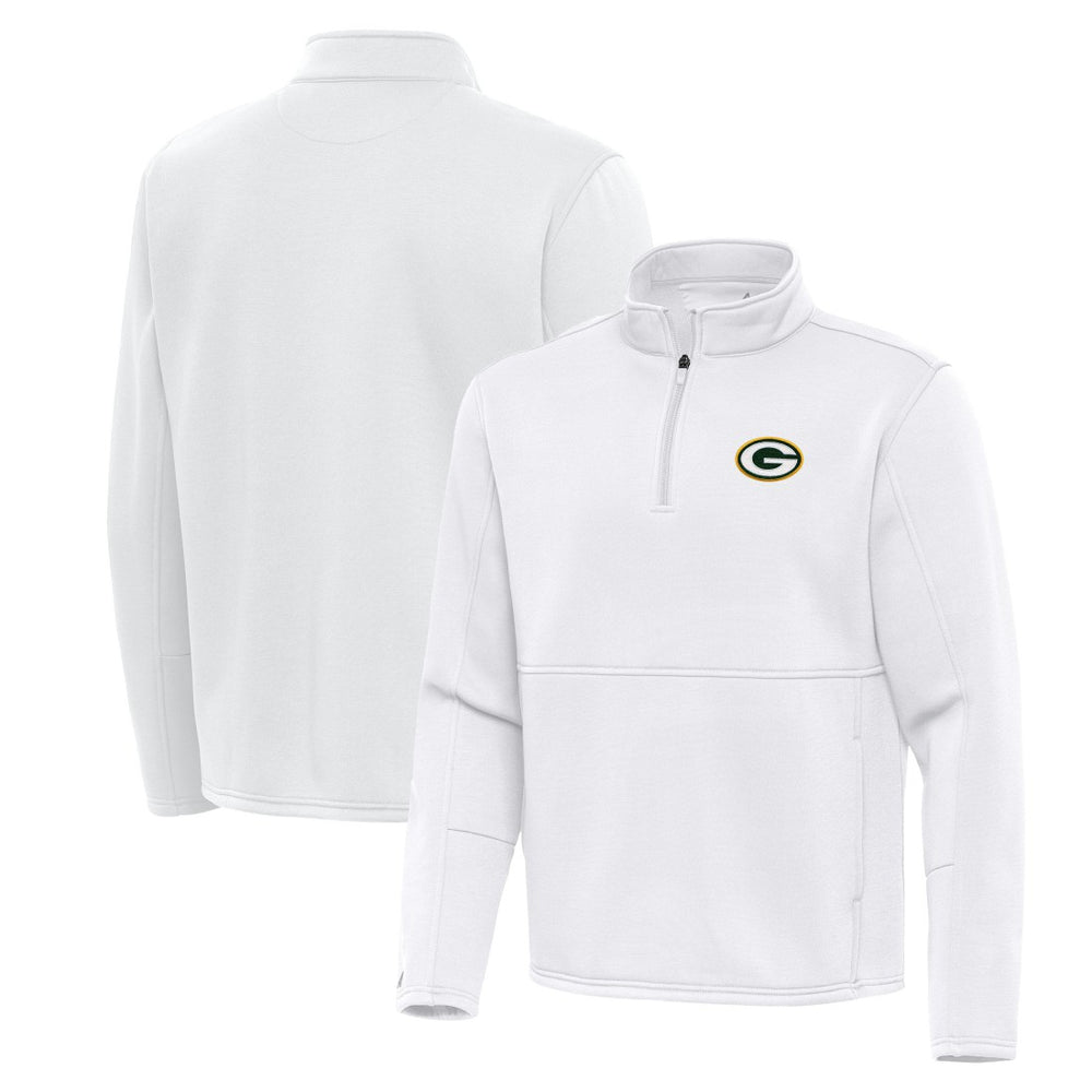 Green Bay Packers Antigua Twist Quarter-Zip Pullover Jacket | NFL Outlet