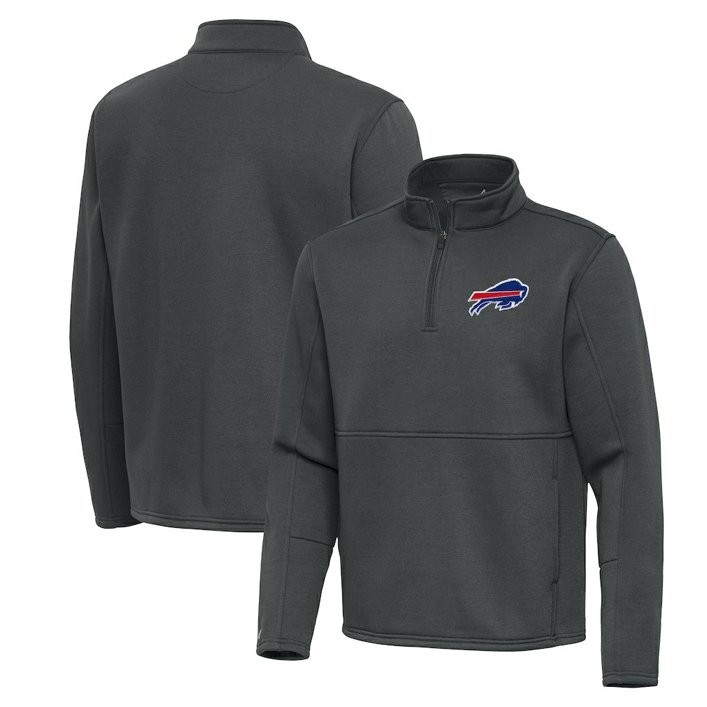 Buffalo Bills Antigua Twist Quarter-Zip Pullover Jacket | NFL New