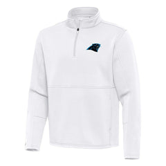 Carolina Panthers Antigua Twist Quarter-Zip Pullover Jacket | NFL Discount