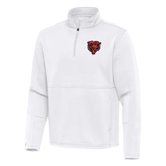 Chicago Bears Antigua Twist Quarter-Zip Pullover Jacket | NFL US