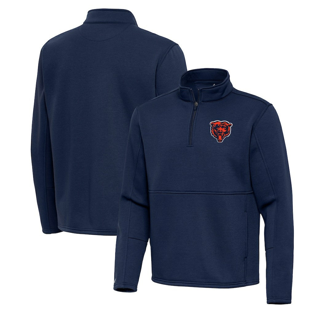 Chicago Bears Antigua Twist Quarter-Zip Pullover Jacket | NFL Sale