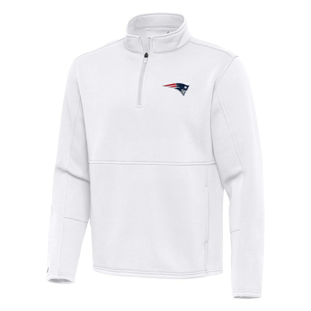 New England Patriots Antigua Twist Quarter-Zip Pullover Jacket | NFL US