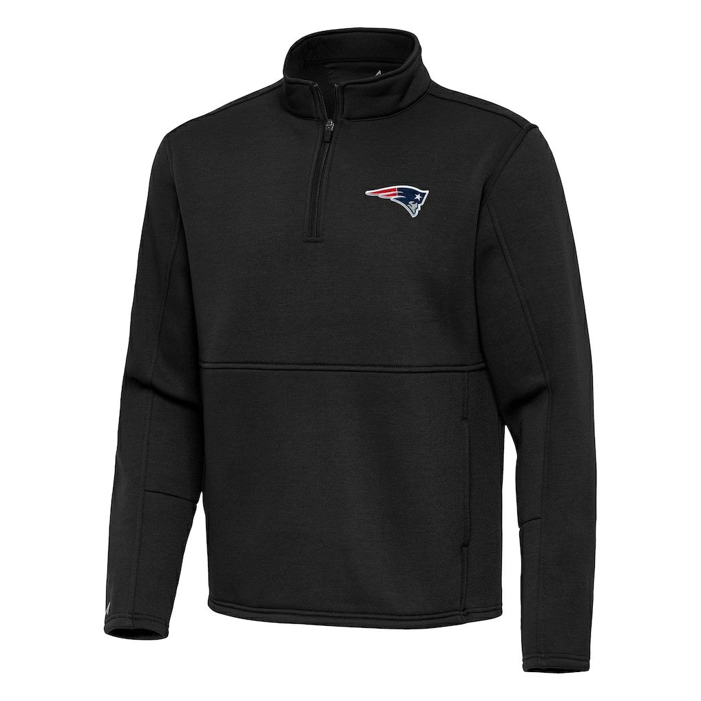 New England Patriots Antigua Twist Quarter-Zip Pullover Jacket | NFL Online