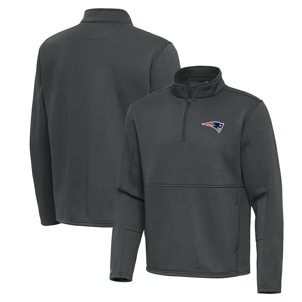 New England Patriots Antigua Twist Quarter-Zip Pullover Jacket | NFL On sale