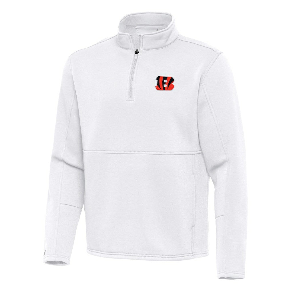 Cincinnati Bengals Antigua Twist Quarter-Zip Pullover Jacket | NFL New