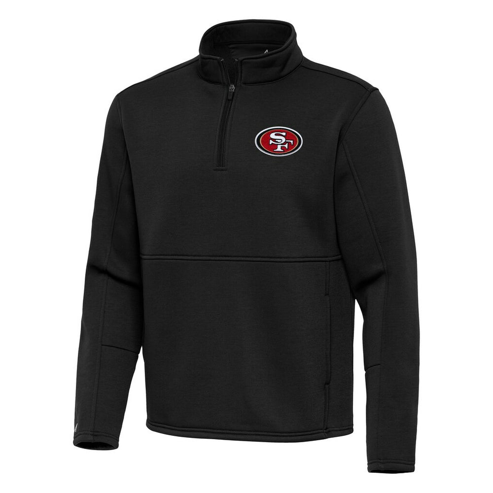 San Francisco 49ers Antigua Twist Quarter-Zip Pullover Jacket | NFL Online