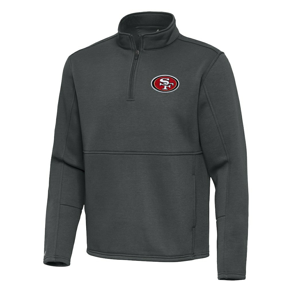 San Francisco 49ers Antigua Twist Quarter-Zip Pullover Jacket | NFL Sale