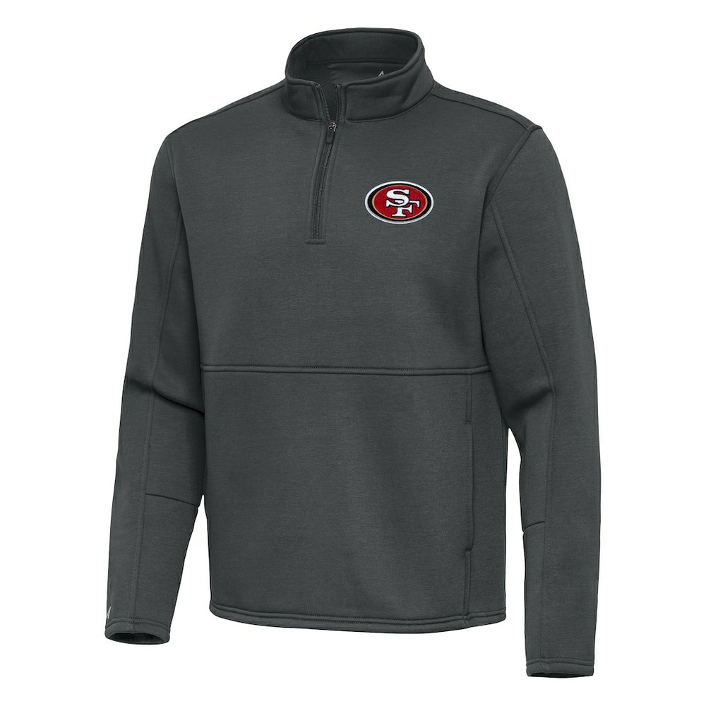 San Francisco 49ers Antigua Twist Quarter-Zip Pullover Jacket | NFL Sale