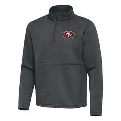 San Francisco 49ers Antigua Twist Quarter-Zip Pullover Jacket | NFL Sale