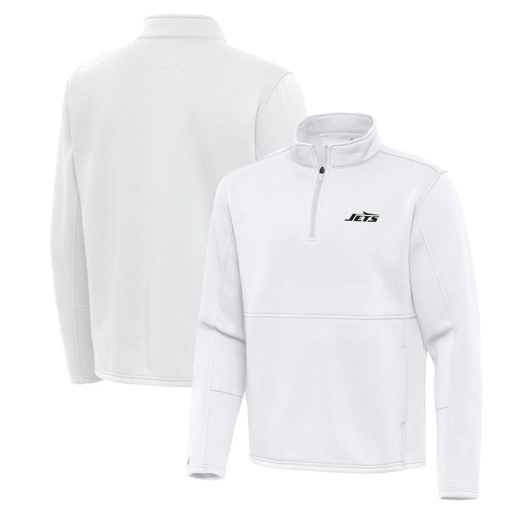 New York Jets Antigua Twist Quarter-Zip Pullover Jacket | NFL Hot