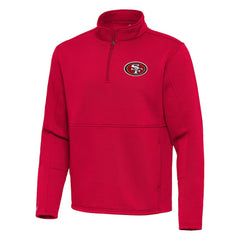 San Francisco 49ers Antigua Twist Quarter-Zip Pullover Jacket | NFL Discount