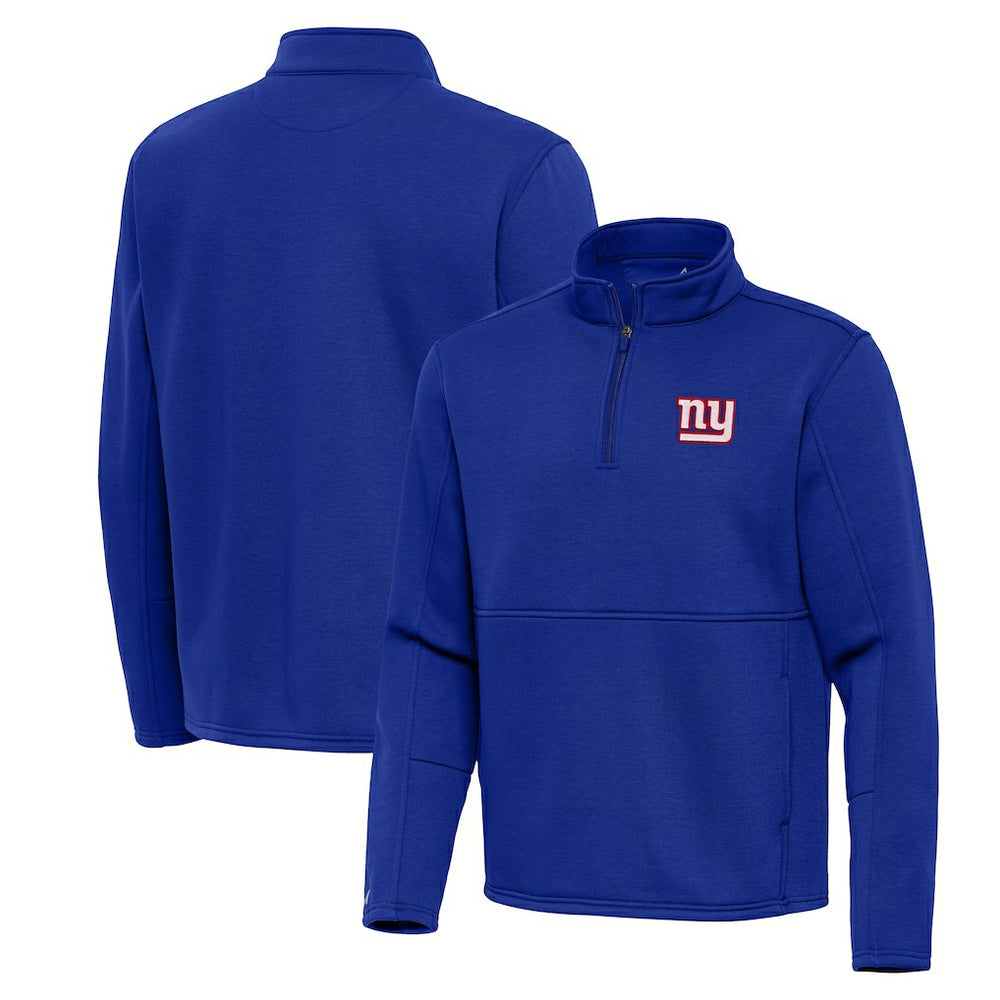 New York Giants Antigua Twist Quarter-Zip Pullover Jacket | NFL New
