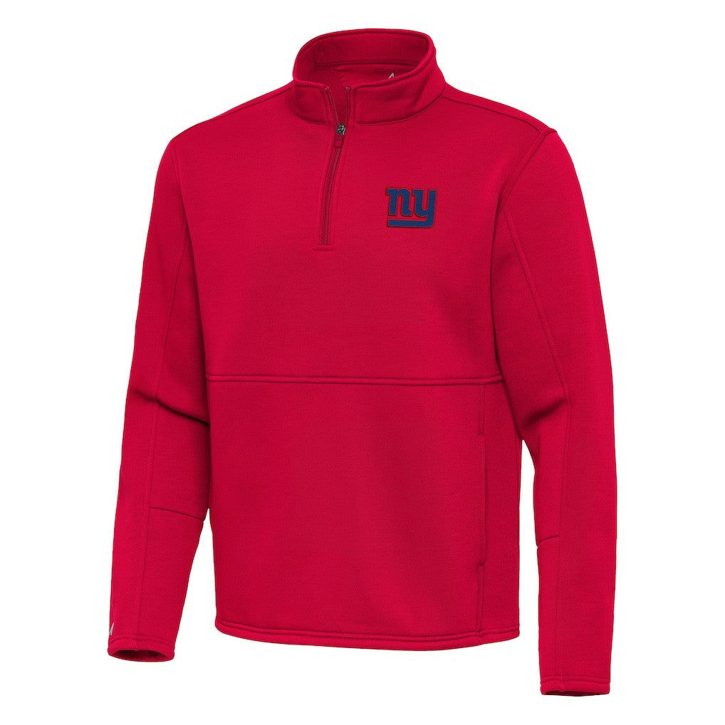 New York Giants Antigua Twist Quarter-Zip Pullover Jacket | NFL Discount