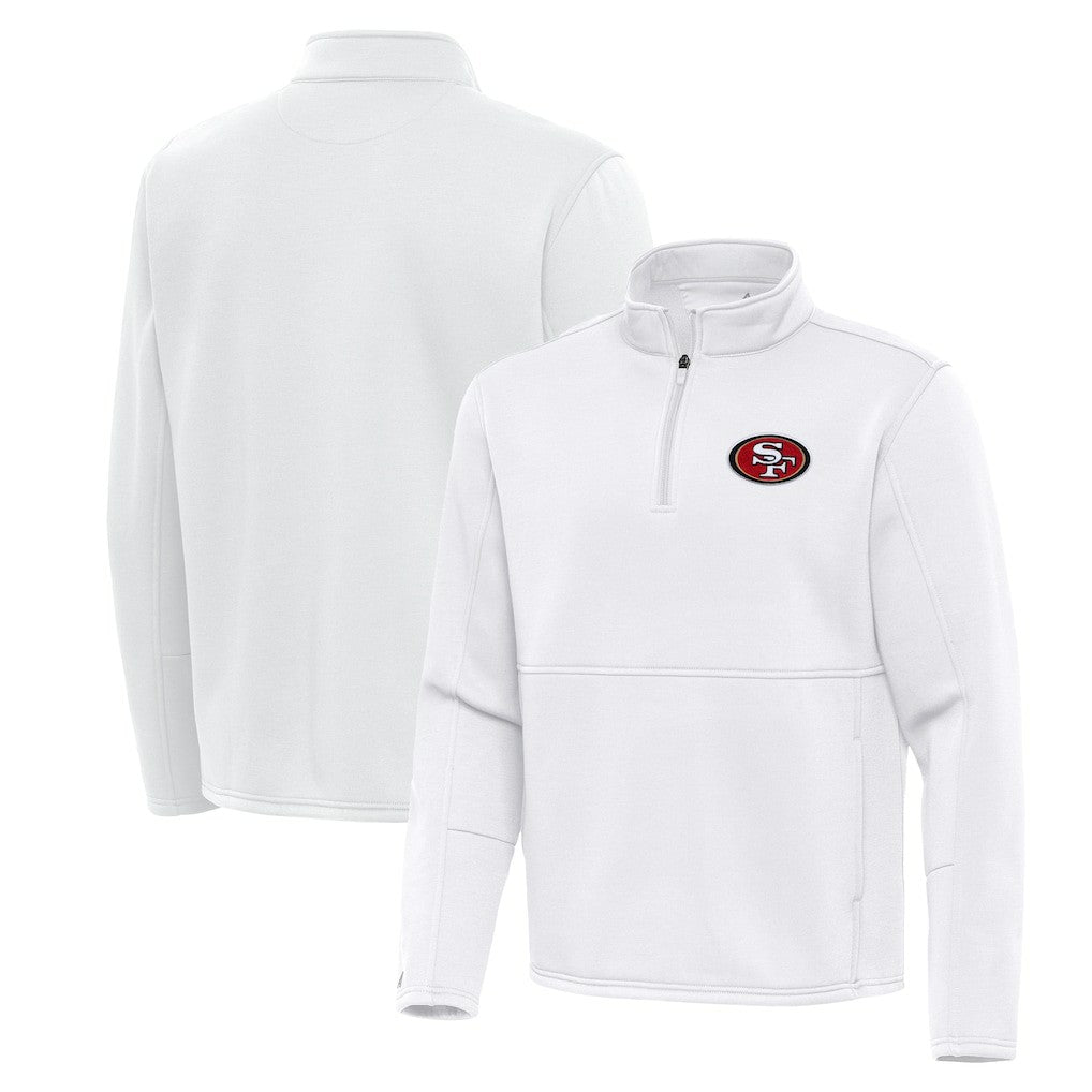 San Francisco 49ers Antigua Twist Quarter-Zip Pullover Jacket | NFL On sale