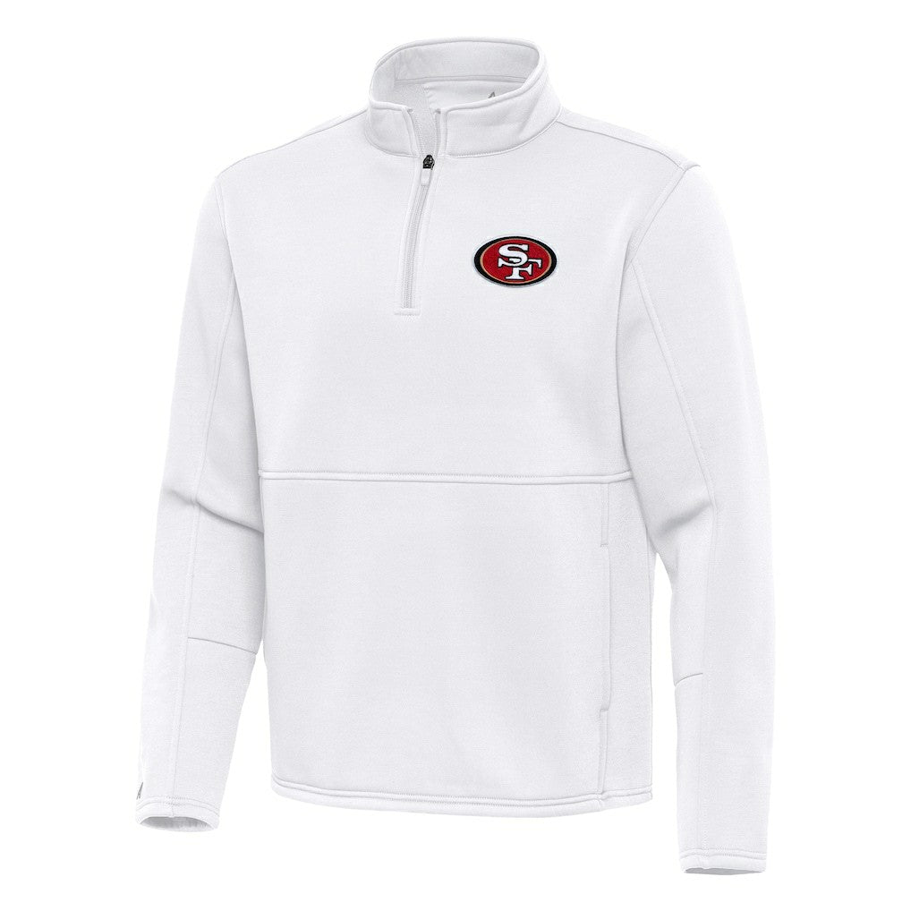 San Francisco 49ers Antigua Twist Quarter-Zip Pullover Jacket | NFL On sale