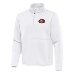 San Francisco 49ers Antigua Twist Quarter-Zip Pullover Jacket | NFL On sale