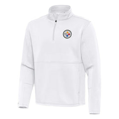 Pittsburgh Steelers Antigua Twist Quarter-Zip Pullover Jacket | NFL New