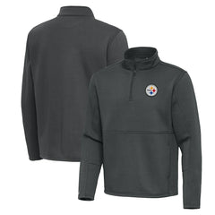 Pittsburgh Steelers Antigua Twist Quarter-Zip Pullover Jacket | NFL US