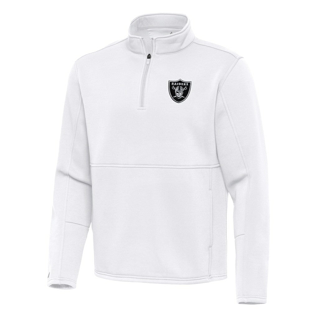 Las Vegas Raiders Antigua Twist Quarter-Zip Pullover Jacket | NFL Discount