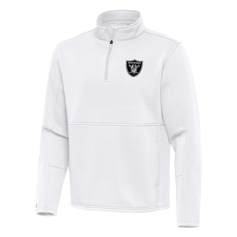 Las Vegas Raiders Antigua Twist Quarter-Zip Pullover Jacket | NFL Discount