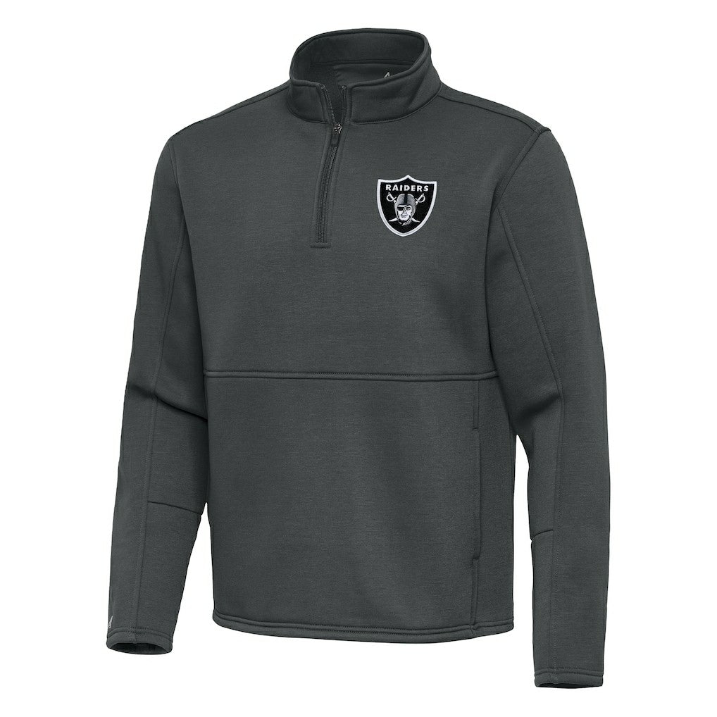 Las Vegas Raiders Antigua Twist Quarter-Zip Pullover Jacket | NFL Discount