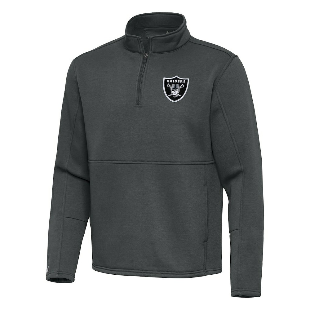 Las Vegas Raiders Antigua Twist Quarter-Zip Pullover Jacket | NFL Discount