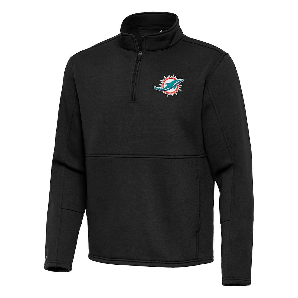 Miami Dolphins Antigua Twist Quarter-Zip Pullover Jacket | NFL Online