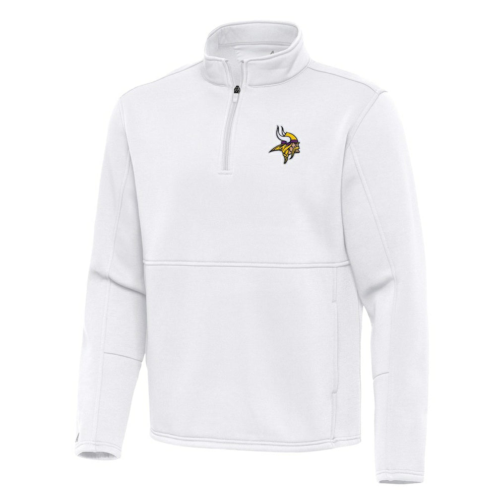 Minnesota Vikings Antigua Twist Quarter-Zip Pullover Jacket | NFL Outlet