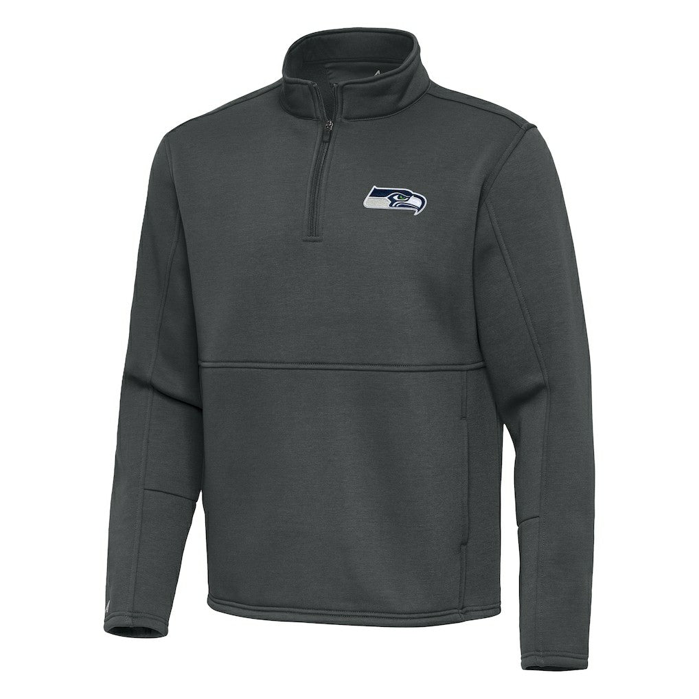 Seattle Seahawks Antigua Twist Quarter-Zip Pullover Jacket | NFL Discount