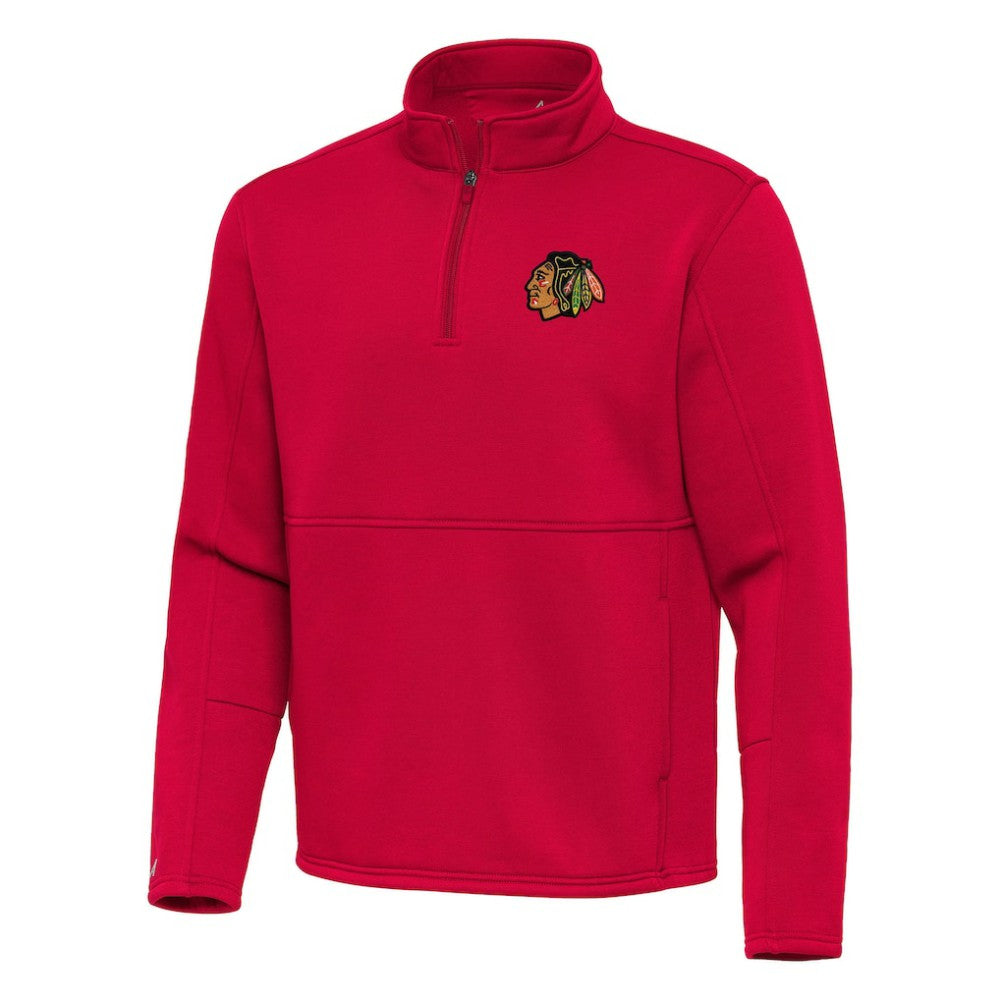 Chicago Blackhawks Antigua Twist Quarter-Zip Pullover Jacket -  NHL Pullover